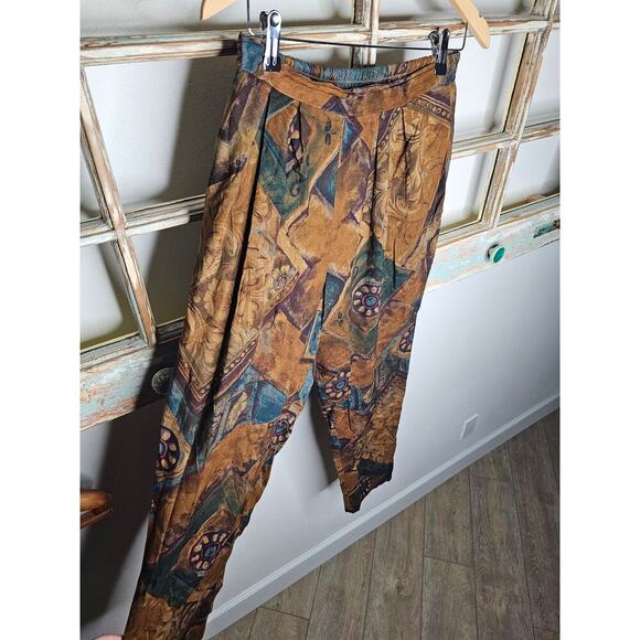 Vintage Synari Abstract Pants Ladies size Medium - Picture 6 of 8